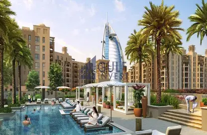 Pool image for: Apartment - 2 Bedrooms - 2 Bathrooms for sale in Rahaal 2 - Madinat Jumeirah Living - Umm Suqeim - Dubai, Image 1