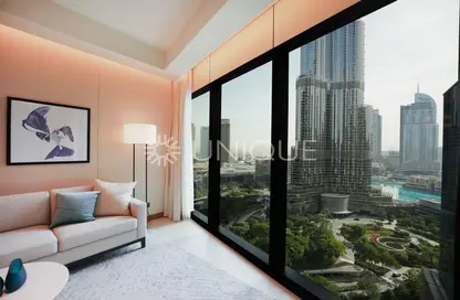 صورة لـ غرفة المعيشة شقة - 3 غرف نوم - 4 حمامات للبيع في العنوان رزيدنسز برج الأوبرا دبي 2 - ذو ادراس ريزيدنس دبي أوبرا - دبي وسط المدينة - دبي ، صورة رقم 1