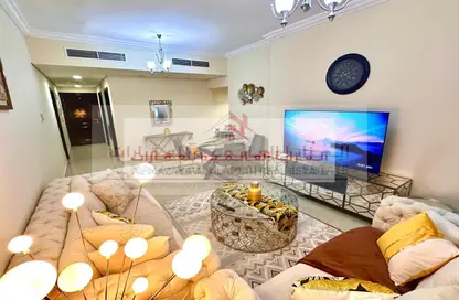 Apartment - 2 Bedrooms - 2 Bathrooms for rent in Rasheed Tower 4 - Al Taawun - Sharjah