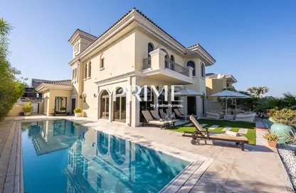 Villa - 4 Bedrooms - 6 Bathrooms for rent in Garden Homes Frond F - Garden Homes - Palm Jumeirah - Dubai