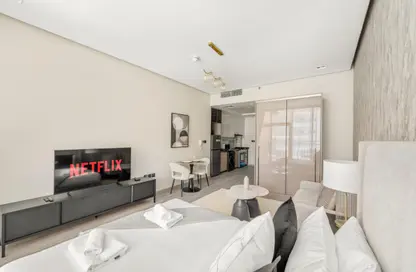 Apartment - Studio - 1 Bathroom for rent in Binghatti Crystals - Dubai Silicon Oasis - Dubai