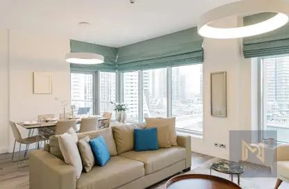 شقة - 2 غرف نوم - 3 حمامات للايجار في برج بلاكلي - بارك أيلندز - دبي مارينا - دبي