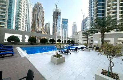 Apartment - 1 Bedroom - 2 Bathrooms for rent in The Royal Oceanic - Oceanic - Dubai Marina - Dubai