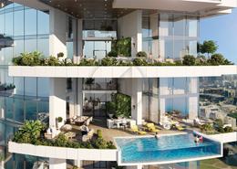 Pool image for: Apartment - 3 bedrooms - 5 bathrooms for sale in Cavalli Casa Tower - Dubai Marina - Dubai, Image 1