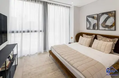Room / Bedroom image for: Apartment - 3 Bedrooms - 4 Bathrooms for sale in Residence 110 - Business Bay - Dubai, Image 1