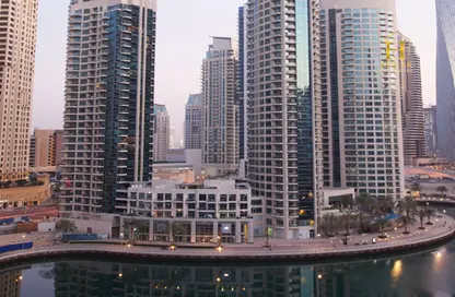 شقة - غرفة نوم - 2 حمامات للايجار في برج سانيبال - بارك أيلندز - دبي مارينا - دبي