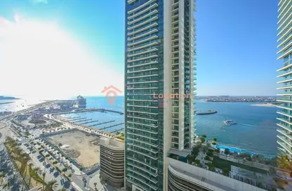 Apartment - 1 Bedroom - 1 Bathroom for rent in Marina Vista Tower 1 - Marina Vista - EMAAR Beachfront - Dubai Harbour - Dubai