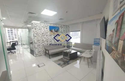 صورة لـ غرفة المعيشة / غرفة الطعام مكتب - استوديو - 1 حمام للايجار في برج بارك لين - الخليج التجاري - دبي ، صورة رقم 1