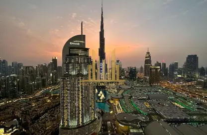Apartment - 2 Bedrooms - 3 Bathrooms for rent in Boulevard Point - Downtown Dubai - Dubai