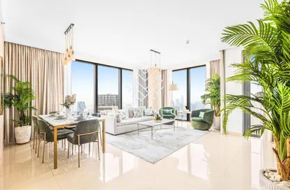 Apartment - 2 Bedrooms - 2 Bathrooms for rent in Boulevard Point - Downtown Dubai - Dubai