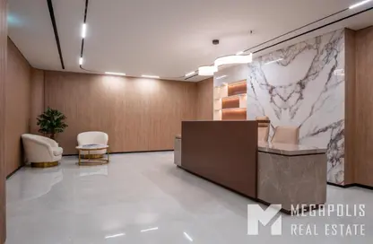 مكتب - استوديو - 2 حمامات للايجار في فيجن تاور - الخليج التجاري - دبي