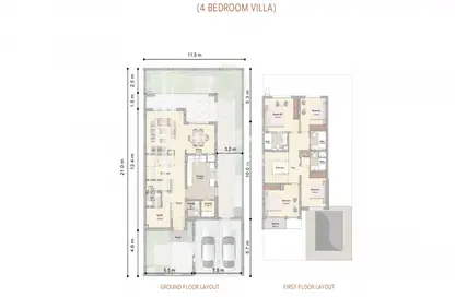 فيلا - 4 غرف نوم - 5 حمامات للبيع في مجتمع ازا - العامرة - عجمان