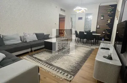 Apartment - 2 Bedrooms - 2 Bathrooms for rent in Orient Tower 2 - Orient Towers - Al Bustan - Ajman