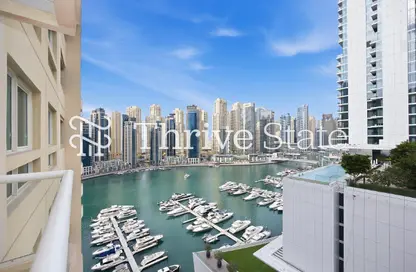 شقة - 2 غرف نوم - 3 حمامات للايجار في شراع المارينا - دبي مارينا - دبي