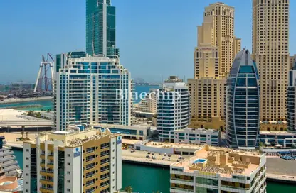 شقة - 2 غرف نوم - 3 حمامات للايجار في برج دي إي سي 2 - D.E.C.  أبراج - دبي مارينا - دبي