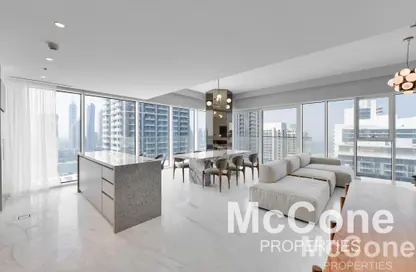Apartment - 2 Bedrooms - 3 Bathrooms for rent in Grand Bleu Tower 2 - EMAAR Beachfront - Dubai Harbour - Dubai