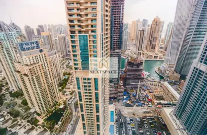 شقة - غرفة نوم - 2 حمامات للايجار في برج ماج 218 - دبي مارينا - دبي