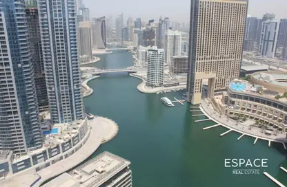 Apartment - 3 Bedrooms - 3 Bathrooms for rent in Marina Quays West - Marina Quays - Dubai Marina - Dubai
