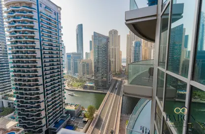 شقة - 2 غرف نوم - 3 حمامات للايجار في A - برج الأمواج - برج الأمواج - دبي مارينا - دبي