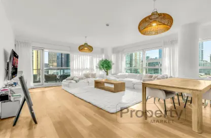 Apartment - 3 Bedrooms - 4 Bathrooms for rent in Marina Quays East - Marina Quays - Dubai Marina - Dubai