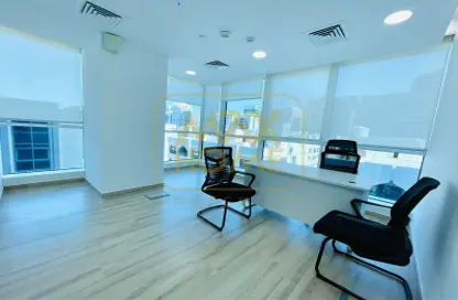 Office Space - Studio - 4 Bathrooms for rent in Hanging Garden Tower - Al Danah - Abu Dhabi