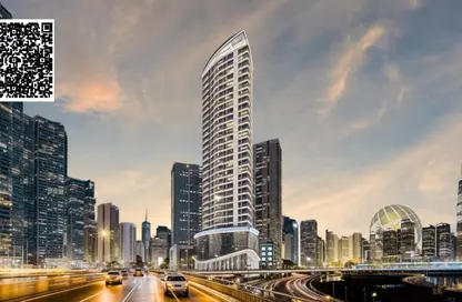 Apartment - 1 Bedroom - 2 Bathrooms for sale in Tower C1 - Ajman Pearl Towers - Ajman Downtown - Ajman