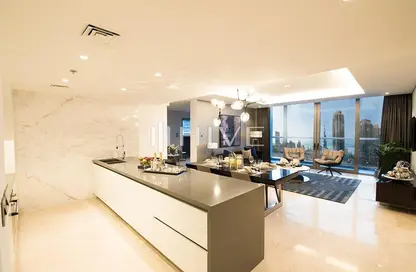 صورة لـ مطبخ شقة - غرفة نوم - 2 حمامات للبيع في الاسترليني - الخليج التجاري - دبي ، صورة رقم 1