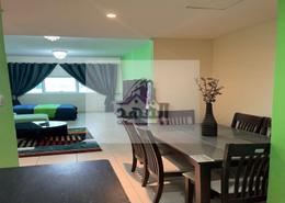 Living / Dining Room image for: Studio - 1 bathroom for rent in Ajman One Tower 1 - Ajman One - Ajman Downtown - Ajman, Image 1