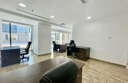 Office Space - Studio - 4 Bathrooms for rent in Hanging Garden Tower - Al Danah - Abu Dhabi