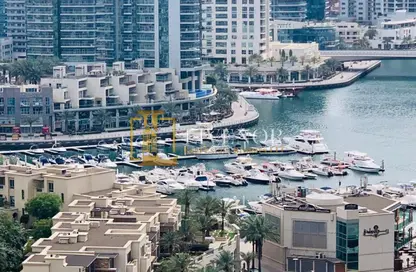 شقة - 2 غرف نوم - 3 حمامات للايجار في برج ماج 218 - دبي مارينا - دبي