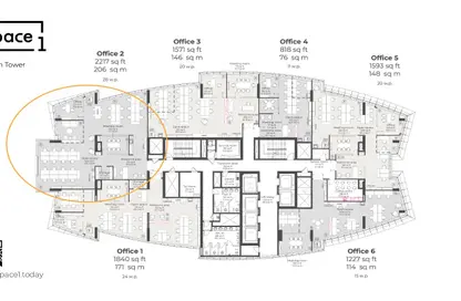 Office Space - Studio for rent in Al Salam Tower - Dubai Media City - Dubai