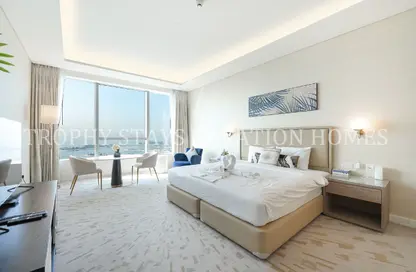 Apartment - Studio - 1 Bathroom for rent in The Palm Tower - Palm Jumeirah - Dubai