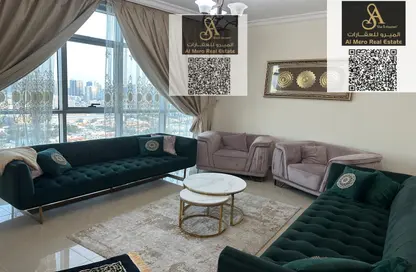 شقة - 2 غرف نوم - 2 حمامات للايجار في طريق كورنيش عجمان - عجمان