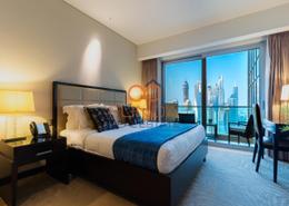 Room / Bedroom image for: Studio - 1 bathroom for sale in The Address Dubai Marina - Dubai Marina - Dubai, Image 1