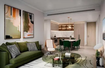 Living / Dining Room image for: Apartment - 3 Bedrooms - 3 Bathrooms for sale in St Regis The Residences - Burj Khalifa Area - Downtown Dubai - Dubai, Image 1