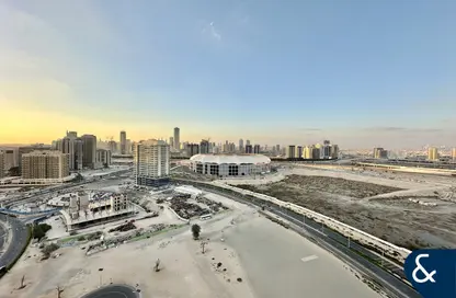 شقة - غرفة نوم - 1 حمام للبيع في الجسر - مدينة دبي الرياضية - دبي