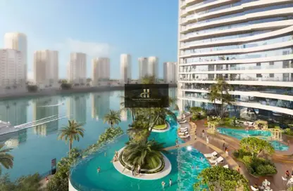 صورة لـ حوض سباحة شقة - غرفة نوم - 2 حمامات للبيع في كنال هايتس 2 - الخليج التجاري - دبي ، صورة رقم 1