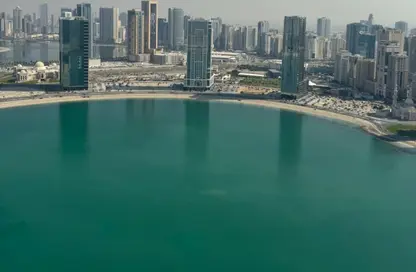شقة - غرفة نوم - 2 حمامات للبيع في برج لا بلاج - الممزر - الشارقة - الشارقة