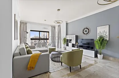 Apartment - 2 Bedrooms - 2 Bathrooms for rent in The Fairmont Palm Residence South - The Fairmont Palm Residences - Palm Jumeirah - Dubai
