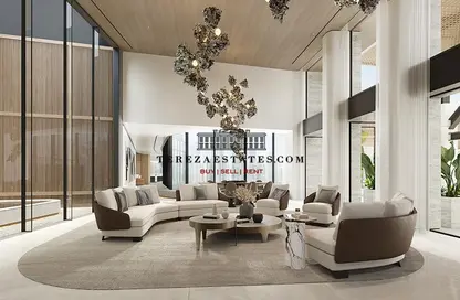 Living Room image for: Penthouse - 4 Bedrooms - 7 Bathrooms for sale in The Opus - Business Bay - Dubai, Image 1