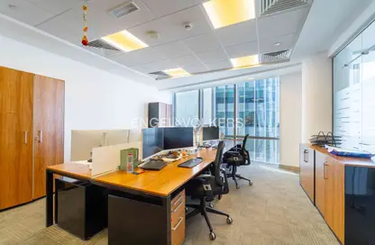 Office Space - Studio - 1 Bathroom for rent in North Tower - Emirates Financial Towers - DIFC - Dubai