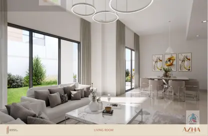 Living / Dining Room image for: Apartment - 1 Bedroom - 2 Bathrooms for sale in Garden Residences - Emirates City - Ajman, Image 1