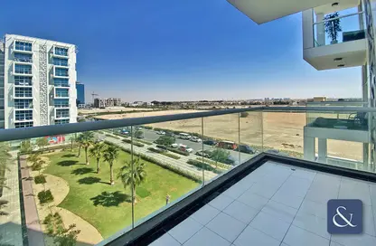 Balcony image for: Apartment - 2 Bedrooms - 2 Bathrooms for sale in Glitz 3 - Glitz - Dubai Studio City - Dubai, Image 1