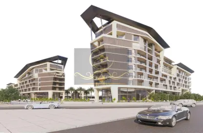 Outdoor Building image for: Apartment - 2 Bedrooms - 3 Bathrooms for sale in Al Mahra Residence - Masdar City - Abu Dhabi, Image 1
