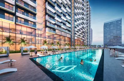 Pool image for: Apartment - 1 Bedroom - 2 Bathrooms for sale in Binghatti Onyx - Jumeirah Village Circle - Dubai, Image 1