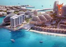 صورة لـ حوض سباحة شقة - غرفة نوم - 2 حمامات للبيع في مساكن جاتواي - ميناء العرب - راس الخيمة - رأس الخيمة ، صورة رقم 1