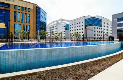 Pool image for: Apartment - 1 Bedroom - 2 Bathrooms for rent in The Waves Residences - Mankhool - Bur Dubai - Dubai, Image 1