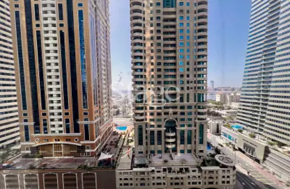 شقة - غرفة نوم - 2 حمامات للايجار في برج سولافا - دبي مارينا - دبي