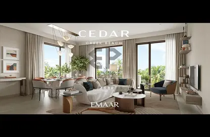 Living Room image for: Apartment - 3 Bedrooms - 4 Bathrooms for sale in Cedar - Dubai Creek Harbour (The Lagoons) - Dubai, Image 1