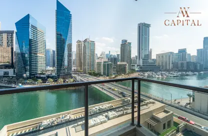 Water View image for: Apartment - 2 Bedrooms - 3 Bathrooms for rent in Marina Quays West - Marina Quays - Dubai Marina - Dubai, Image 1